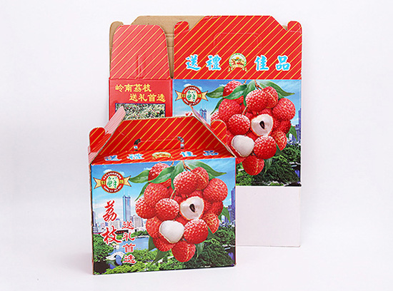 快遞水果專(zhuān)用紙箱子 水果禮品彩箱定制